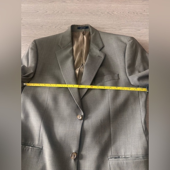 Ralph Lauren 100% Wool Blazer Jacket Sports Coat Brown Mens Size Large L - Picture 2 of 8